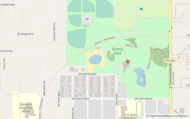 Kinsmen Lake location map