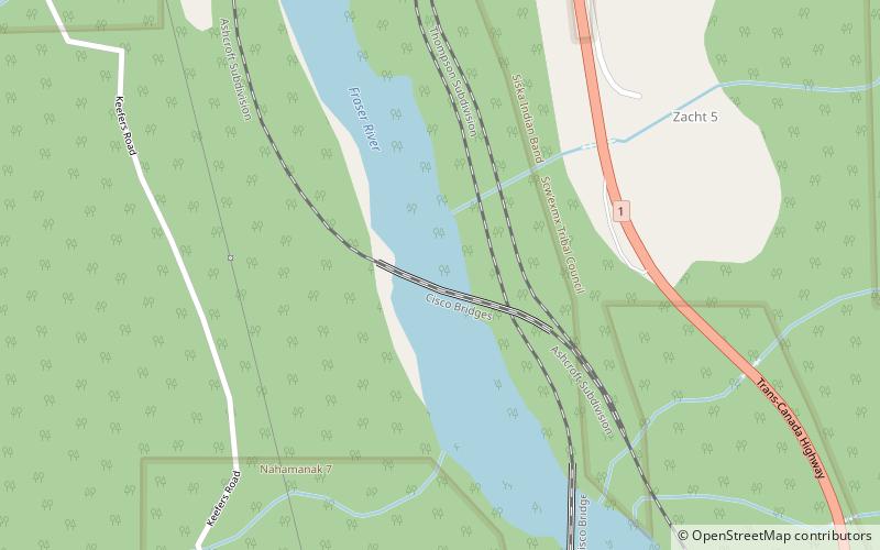 CN Cisco Bridge location map