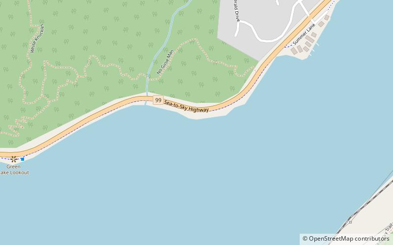 green lake location map