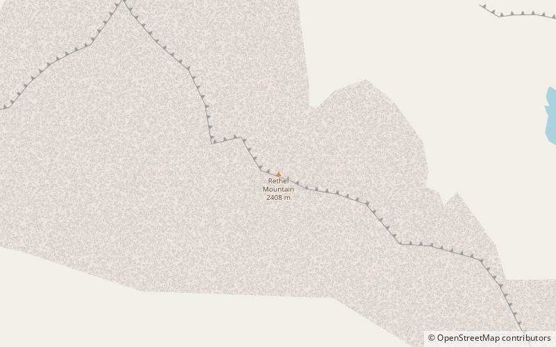 Rethel Mountain location map