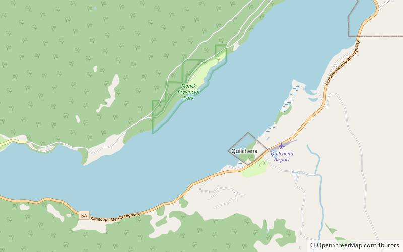 Monck Provincial Park location map
