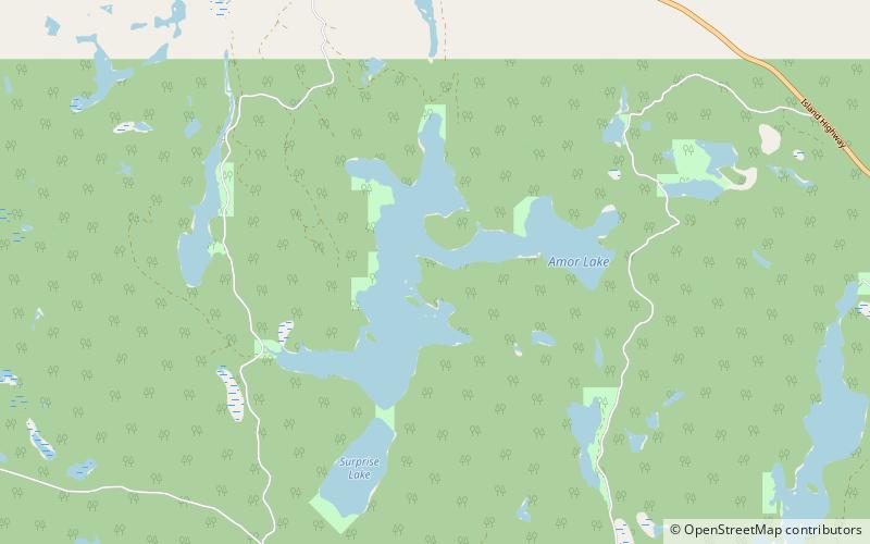 amor lake location map