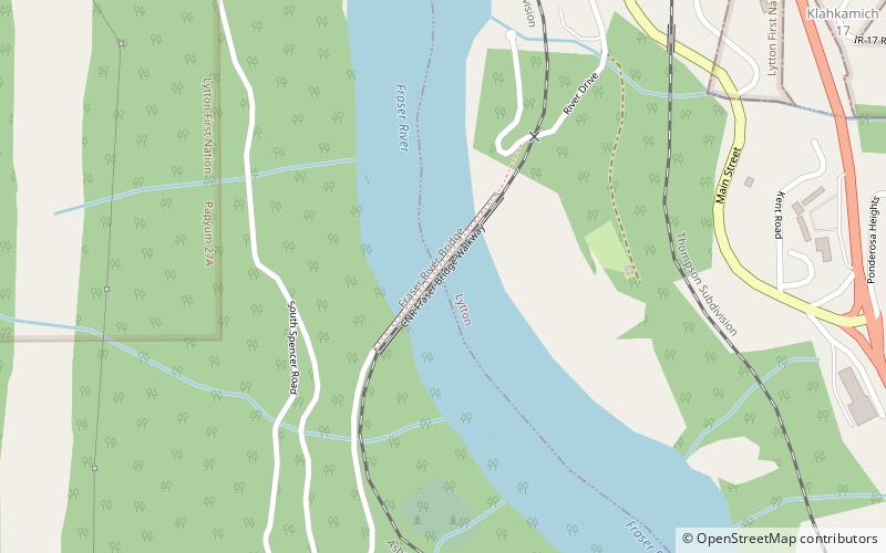 lytton cnr fraser bridge location map