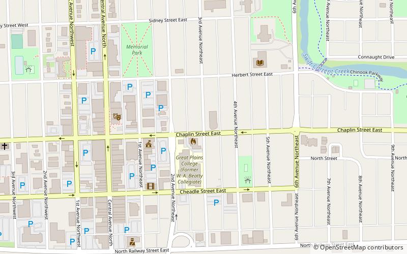 first united church swift current location map