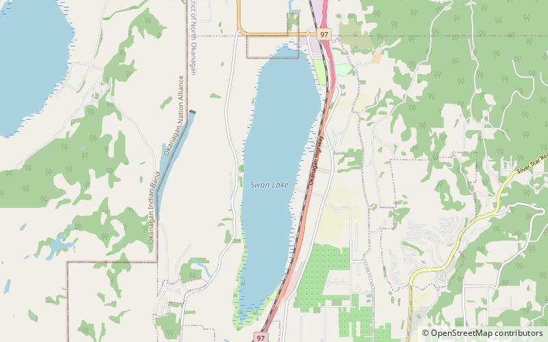swan lake location map