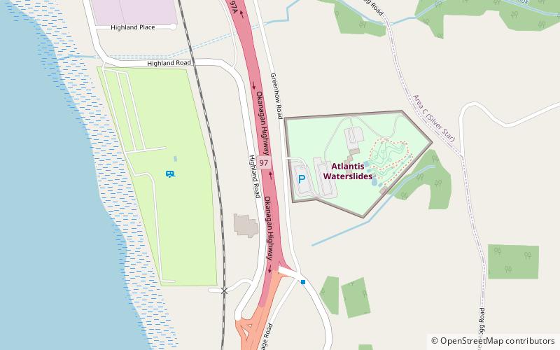 atlantis waterslides vernon location map