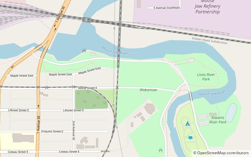 Wakamow Valley Authority location map