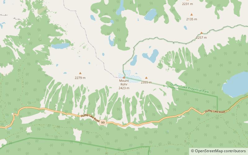 Mount Rohr location map