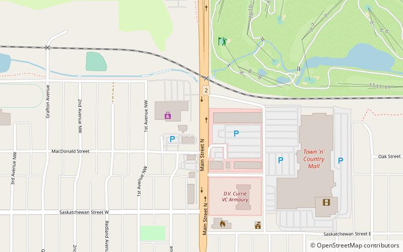 moose jaw north location map