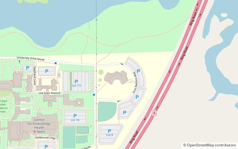 First Nations University of Canada location map