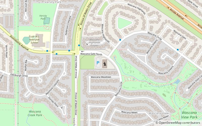 Temple mormon de Regina location map