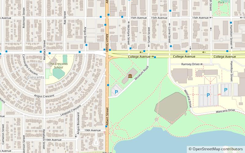 Musée royal de la Saskatchewan location map