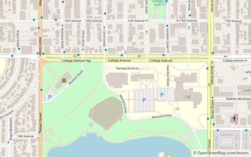 Darke Hall location map