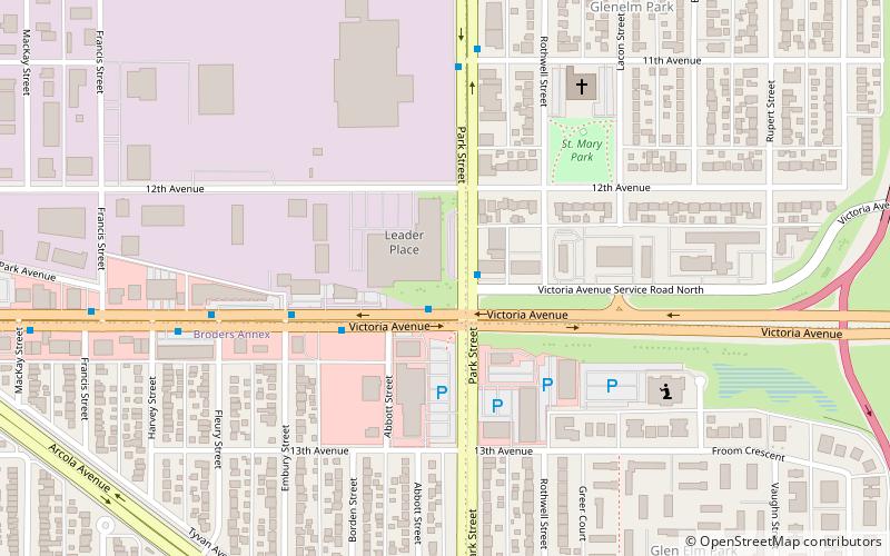 glenelm park regina location map