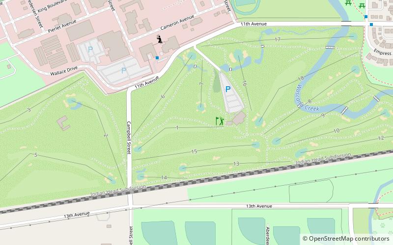 Royal Regina Golf Club location map