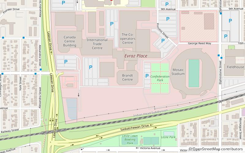 Brandt Centre location map