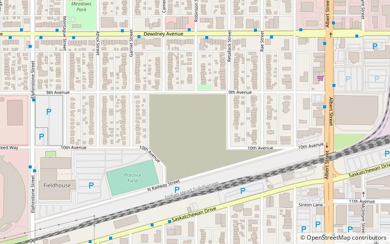 Stade Mosaic location map