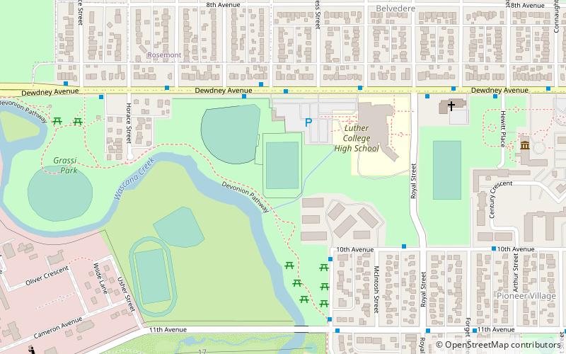 Optimist Park location map