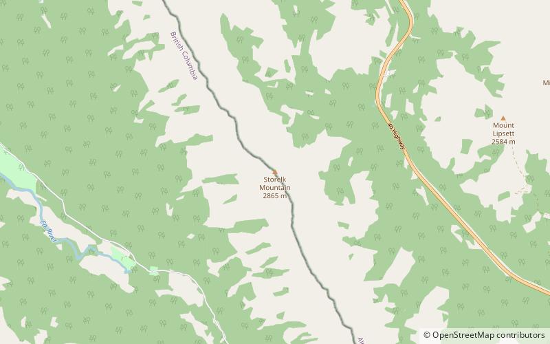 Storelk Mountain location map