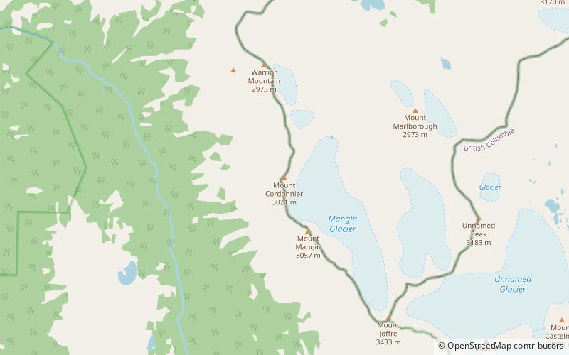 mount cordonnier location map