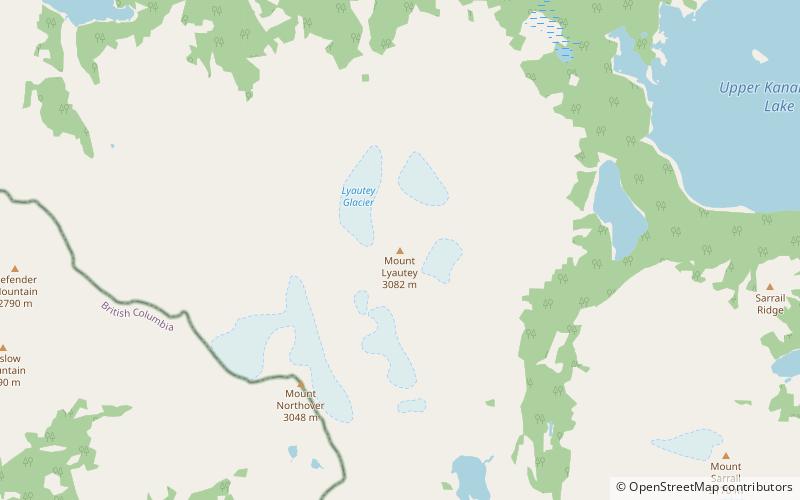 Mount Lyautey location map