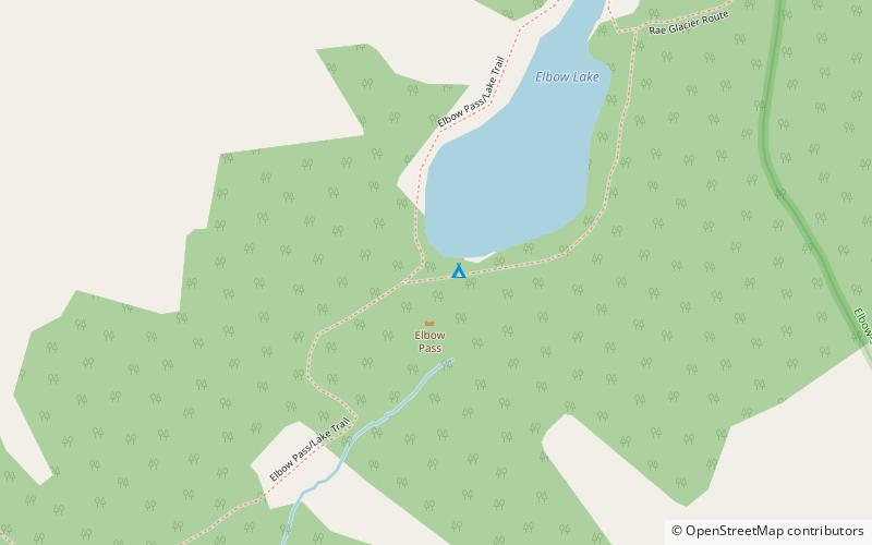 Lac Elbow location map