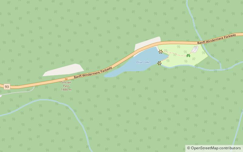 Sinclair Pass location map