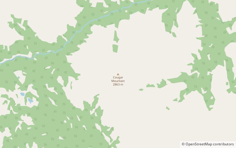 cougar mountain elbow sheep wildland provincial park location map