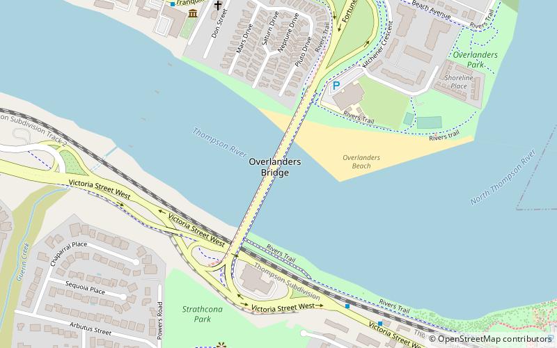 overlanders bridge kamloops location map