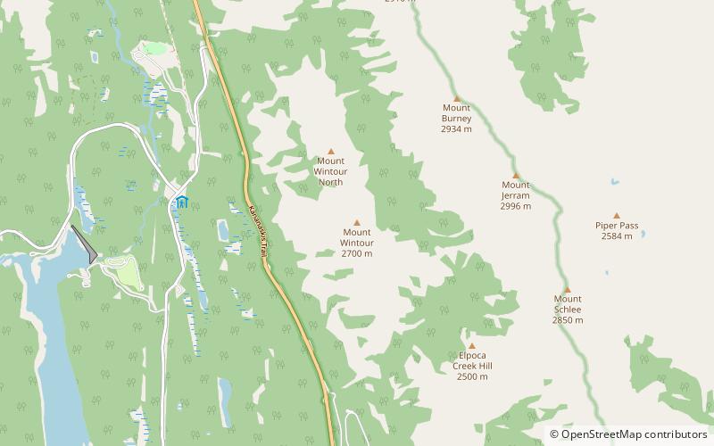 Mount Wintour location map