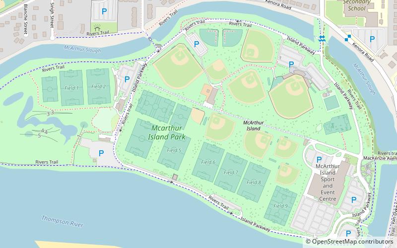 mcarthur island park kamloops location map