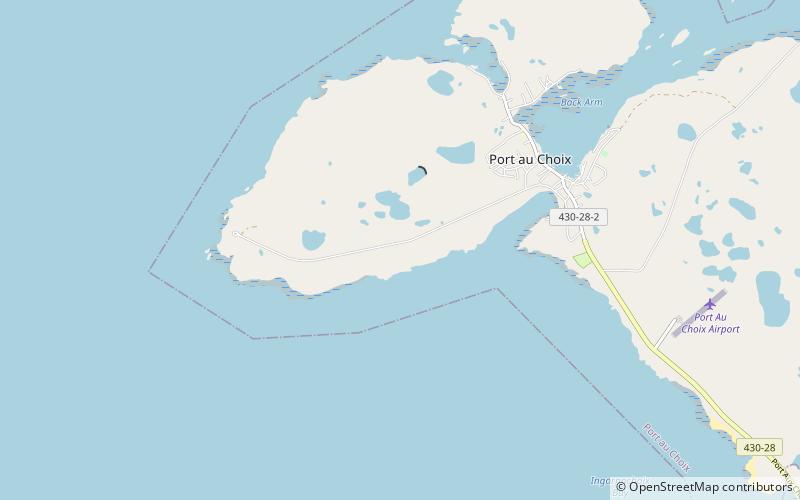 Port au Choix Archaeological Site location map
