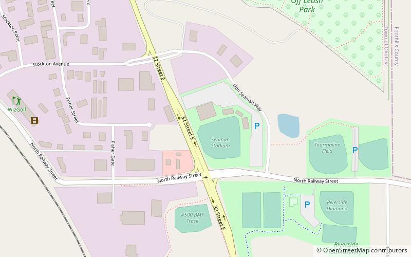 Seaman Stadium location map