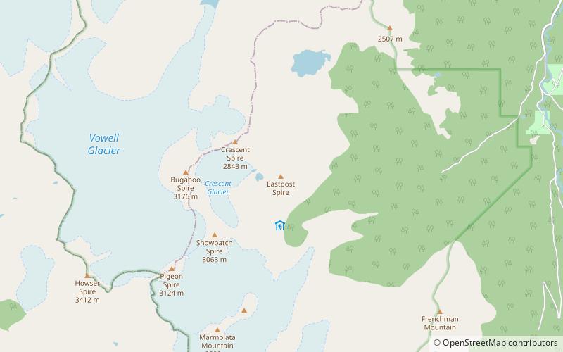 Eastpost Spire location map