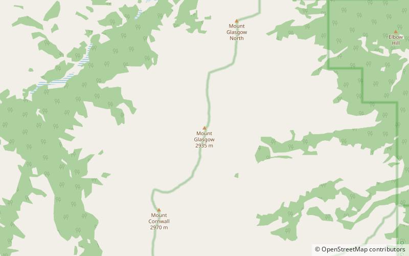 Mount Glasgow location map