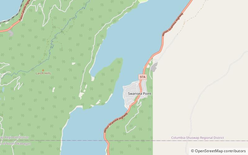 Mara Lake location map