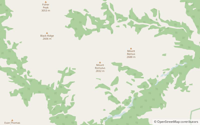 Mount Romulus location map