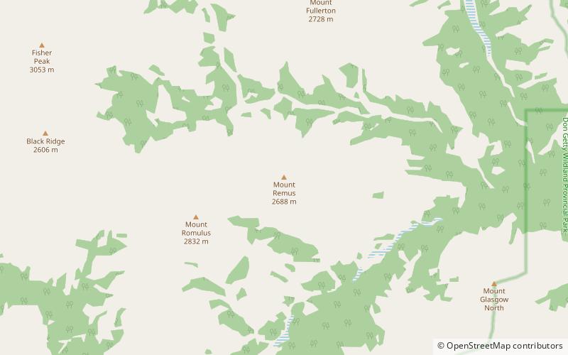 Mount Remus location map