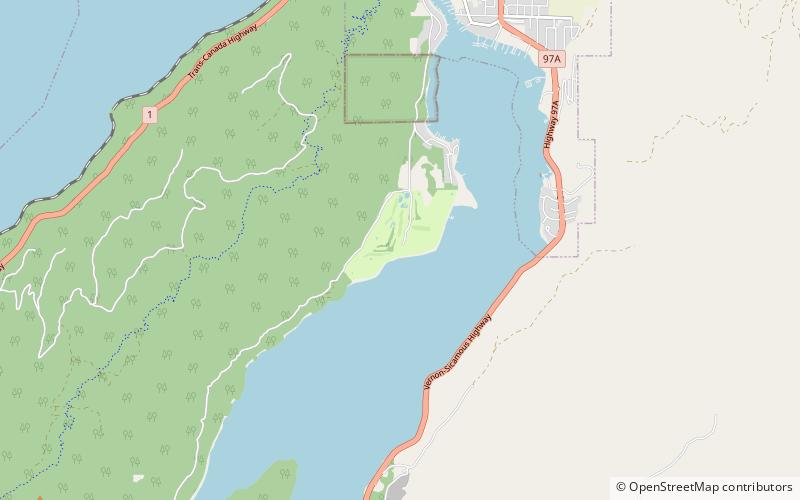 Hyde Mountain Golf Course on Mara Lake location map