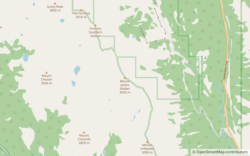 Mount James Walker location map