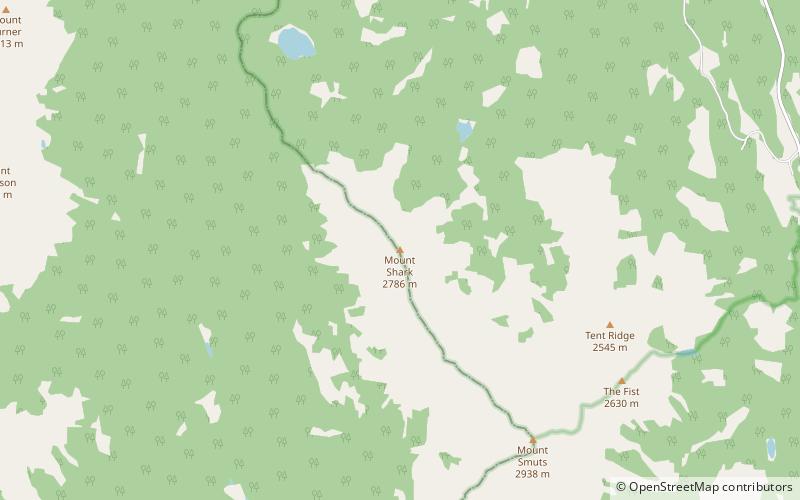 Mount Shark location map