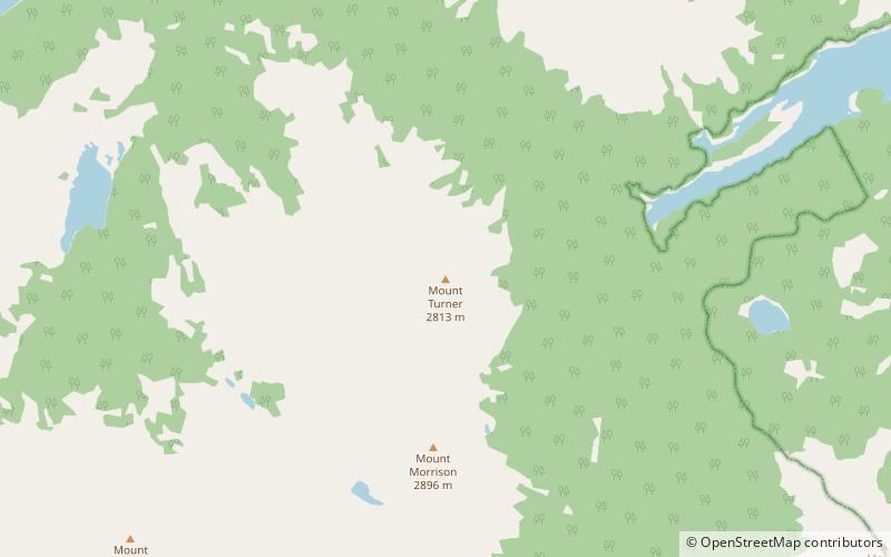 Mount Turner location map