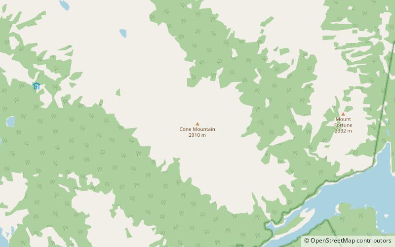 Cone Mountain location map