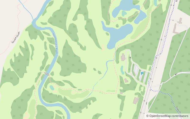 Golf Course location map