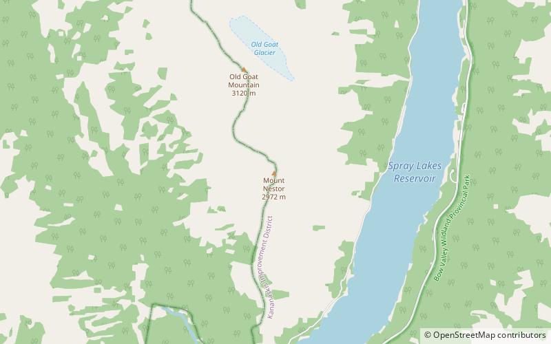 Mount Nestor location map