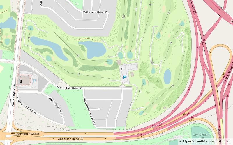 Maple Ridge Golf Course location map