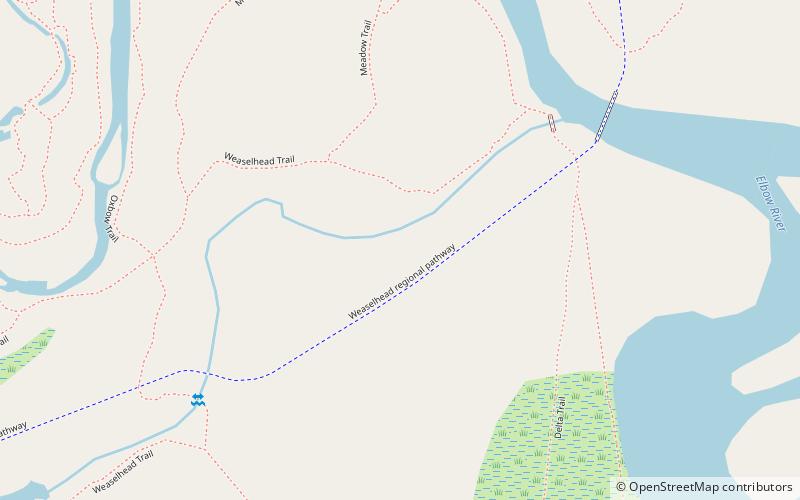 Weaselhead/Glenmore Park Preservation Society location map