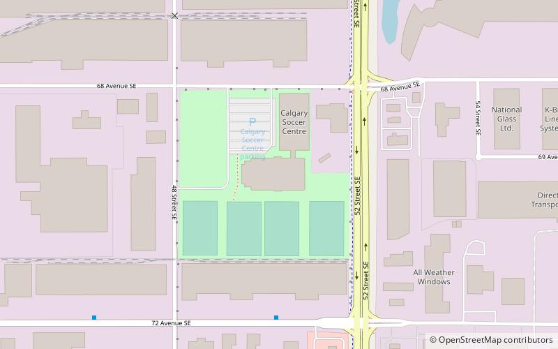 Calgary Soccer Centre location map