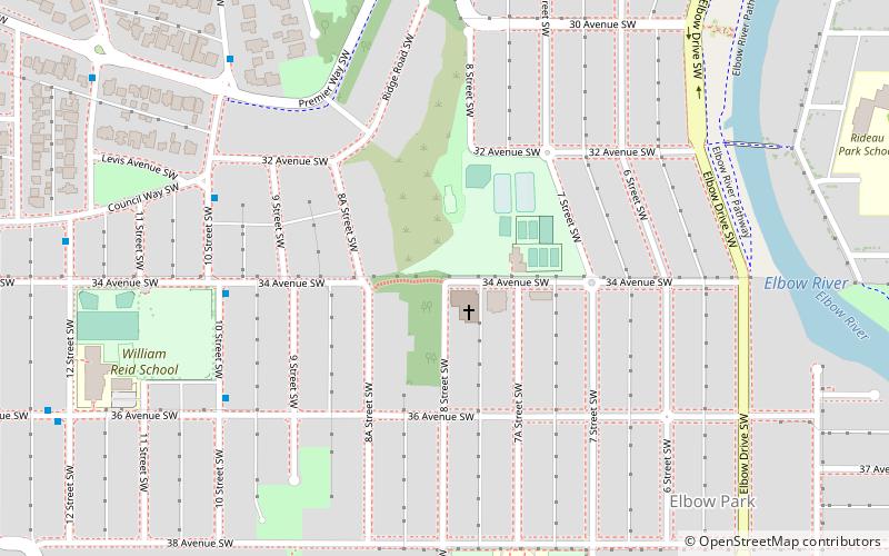 elbow park calgary location map