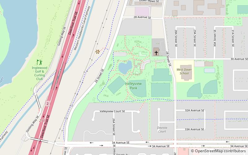 valleyview park calgary location map